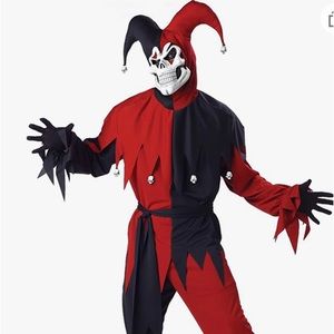KIDS EVIL JESTER HALLOWEEN COSTUME